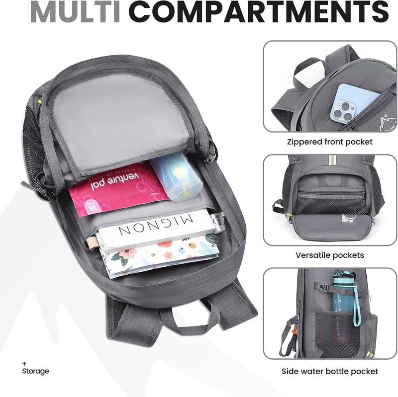 Venture Pal 35L Ultralight Lightweight Packable Foldable Travel Camping Hiking Outdoor Sports Backpack Daypack - Image 2